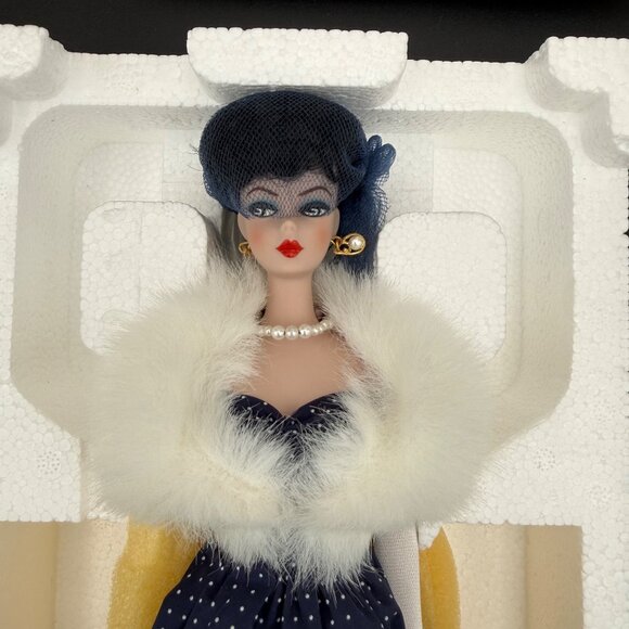 Barbie Gay Parisienne 1959 Repro Porcelain Mattel 9973-9993 Shipper Limited Edit - Picture 5 of 15